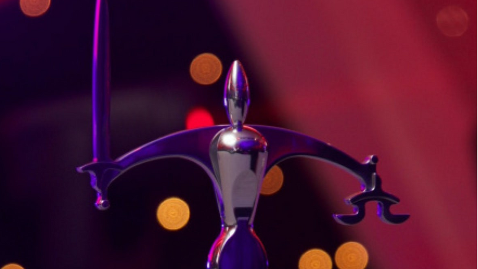 Lady Justice statuette